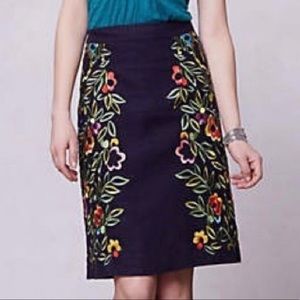 NWT Moulinette Soeurs Clematis Embroidered Skirt